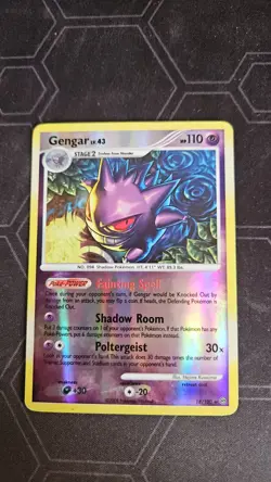 Gengar 18/100 Reverse Holo Pokemon Card Stormfront LP - Image 1