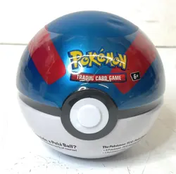 New Pokemon TCG Pokeball Tin Trading Card Game, For 6+, Sealed, 210-41257 - Image 1