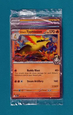 Destined Rivals SEALED STAFF Stamped Prerelease Promo Set - All 4 Cards - Image 1