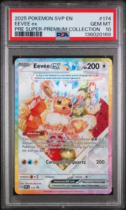 Eevee ex 174 Sv: Scarlet & Violet Promo Cards Holo PSA 10 - Image 1