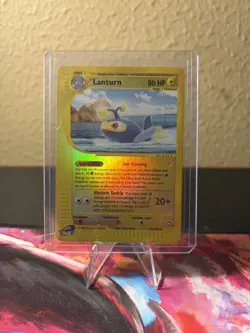 Pokemon Lanturn TCG Reverse Holo Rare Card 21/147 Aquapolis - Image 1