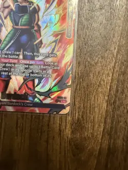 DBS Dragon Ball Fusion World FS05-01 Bardock Leader ALT Trading Card FW DBZ - Image 4