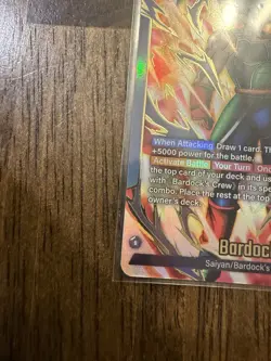 DBS Dragon Ball Fusion World FS05-01 Bardock Leader ALT Trading Card FW DBZ - Image 5