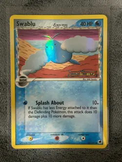 Swablu Delta Species Reverse Holo Stamped Card 65/101 Dragon Frontiers - Image 1