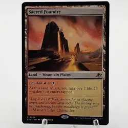 MTG Sacred Foundry Edge of Eternities #256 Rare Magic The Gathering - Image 1