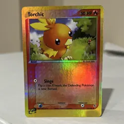 Pokemon Torchic EX Ruby & Sapphire Reverse Holo Common 74/109 50 HP English - Image 1