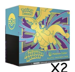 Pokemon TCG - Ascended Heroes Pokemon Center Elite Trainer Box / ETB x2 SEALED - Image 2