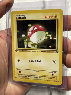 Voltorb 69/82 1st Edition Team Rocket Pokemon Card Vintage Vtg LP Lightly Played - Image 2