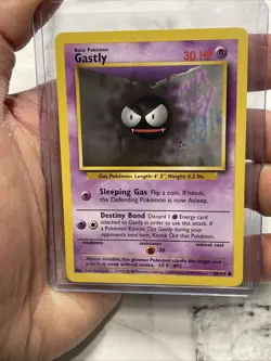 Pokemon Gastly 50/102 BS Base Set Unlimited Vintage Nintendo NM Vtg Pokemon Card - Image 1