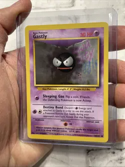 Pokemon Gastly 50/102 BS Base Set Unlimited Vintage Nintendo NM Vtg Pokemon Card - Image 2