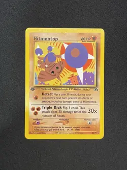 Pokemon Vintage 1st Edition Hitmontop Neo Discovery 22/75 NM - Image 1