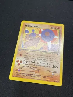 Pokemon Vintage 1st Edition Hitmontop Neo Discovery 22/75 NM - Image 3