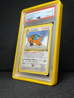 1999 Pokemon the First Movie Dragonite #5 WB Stamped Black Star Promo PSA 10 - Image 5