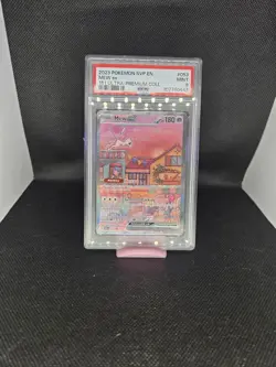 2023 POKEMON SVP EN-SV BLACK STAR PROMO 151 ULTRA-PREM COLL #053 MEW EX PSA 9 - Image 2
