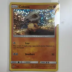 Pokemon Cubone Promo Holo 007/012 McDonald's 2018 Basic 70 HP English - Image 1