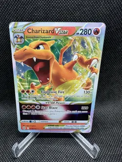 Charizard VSTAR 018/172 Brilliant Stars Ultra Rare Full Art Pokemon - Image 1