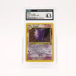Gengar - 5/62 CGC 8.5 Fossil Unlimited Holo Rare Pokemon - NM/MINT+ - Image 1