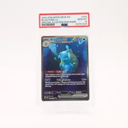 Blastoise ex - 200/165 PSA 10 151 Special Illustration Pokemon - GEM MT - Image 1