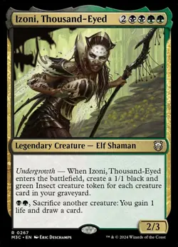 Izoni, Thousand-Eyed Light Play, English Magic the Gathering MTG Commander: Mode - Image 1