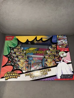 Pokemon TCG Mega Gardevoir Ascended Heroes Premium Poster Collection Box Promo - Image 1