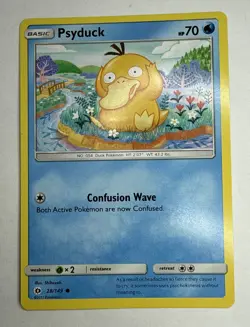 Psyduck 28/149 SM Base Set Regular - Pokemon TCG - Near Mint - Image 1