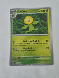 Sunflora 007/167 Uncommon Twilight Masquerade Pokemon Reverse Holo Near Mint - Image 1