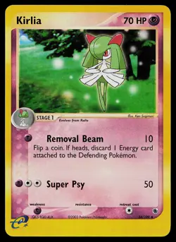 Pokemon Card - Kirlia Ruby and Sapphire 34/109 Reverse Holo - Image 1