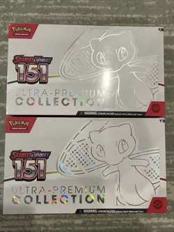 Lot of (2) Pokemon TCG 151 MEW EN Ultra Premium Collection Boxes SEALED UPC - Image 1