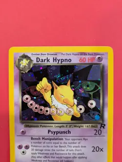 Pokemon TCG. Dark Hypno (Holo). Team Rocket 9/82. Near Mint. Perfect Condition! - Image 3
