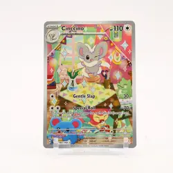 Cinccino - 183/162 Temporal forces Illustration Rare Pokemon - NM - Image 1