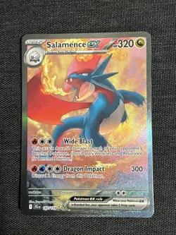 Salamence ex 187/159 Sv09: Journey Together Holo Full Art Pokemon TCG - Image 1