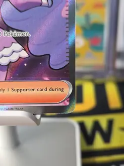 Pokemon Jacinthe 110/088 Full Art Trainer Perfect Order Ultra Rare NM - Image 5