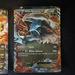 Pokemon TCG Black Kyurem & White Kyurem EX Full Art Holo Lot Black & White - Image 4
