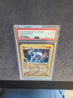 Pokemon: Arceus #AR8 Platinum Arceus Holo Rare 2009 Vintage - PSA 9 - D122 - Image 4