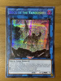 Yu-Gi-Oh - Rock of the Vanquisher - MP24-EN141 - Prismatic Secret Rare (1 Card) - Image 1