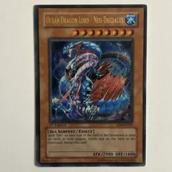 Yu-Gi-Oh! TCG Ocean Dragon Lord - Neo-Daedalus SD4-EN001 1st ED ULTRA RARE LP! - Image 1