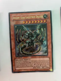Yugioh 3x Ancient Gear Gadjiltron Dragon SD10-EN001 1st Edition First - Image 4
