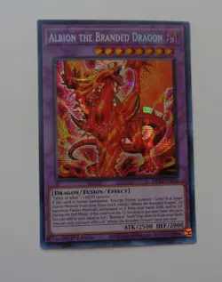 Albion the Branded Dragon MP22-EN076 2022 (Secret Rare, 1st Ed, Lightly Played) - Image 1