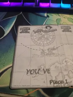 2005 Bandai One Piece CCG The Quest Begins Complete Treasure Map Piece Set of 3 - Image 2