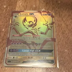 Lunala GX Secret Rare Holo Pokemon TCG Card 172/156 Sm-Ultra Prism 250 HP - Image 1