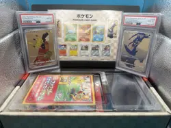 Pokemon Japan Post Stamp Box 2021 Promo Card (Pikachu 227 Cramorant 226) PSA 10 - Image 1