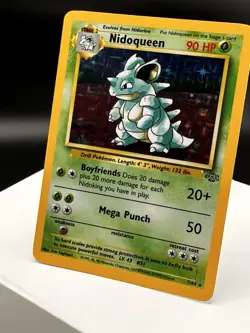 Nidoqueen 7/64 Holo Rare Jungle Set 1999 Pokemon Card WOTC - Image 3