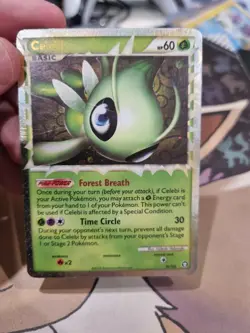 Celebi Holo Rare 92/102 HGSS Triumphant Prime Pokemon Card TCG - excellent - Image 1
