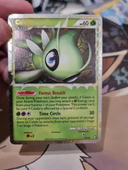 Celebi Holo Rare 92/102 HGSS Triumphant Prime Pokemon Card TCG - excellent - Image 3