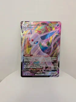 Espeon VMAX Holo Ultra Rare Pokemon TCG Card Evolving Skies 065/203 - Image 1
