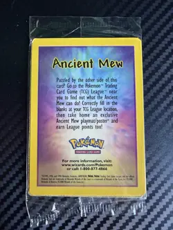 Ancient Mew Pokemon Card Movie Promo Sealed *Defect Bottom Right & Print Line - Image 5