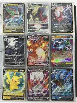 Pokemon Card Collection Binder Lot Holo Rare Charizard Vmax Mega Pikachu Darkrai - Image 1