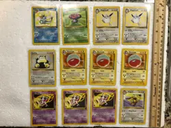 Lot Of - 12 Vintage Pokemon Rare Jungle Set Cards - Image 1