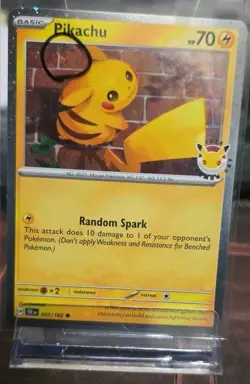 Pikachu (Pokemon Day 2026) 051/162 Miscellaneous Cards & Products Holo SWIRL - Image 1