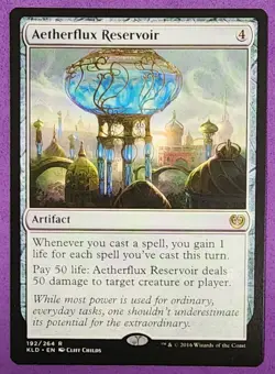 MTG Magic The Gathering - Aetherflux Reservoir – Kaladesh NM - Image 1